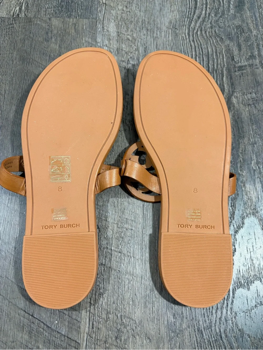 TORY BURCH Millers Soft Leather Sandals - Picture 3 of 5